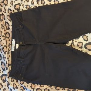 Torrid Size 16R Luxe Sateen Stretch Skinny Jeans Black